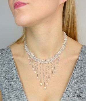 Naszyjnik z Kryształami Swarovskiego  NR 480 wykonana ze srebra próby 925 oraz ekskluzywnych kryształów Swarovski®  (4).JPG